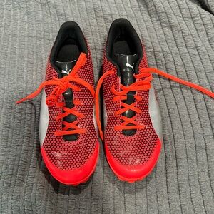 Puma indoor turf shoes.  Size 5 kids worn 1 day for door tourney before outgrown